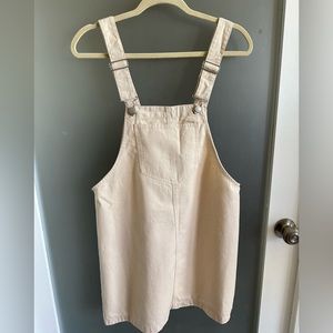 Blush overall dress